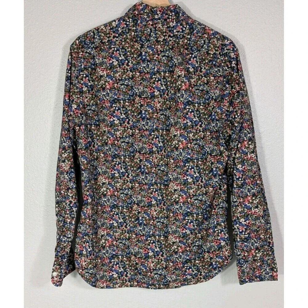 J Crew Flex Washed Button Up Shirt Blouse‎ Medium